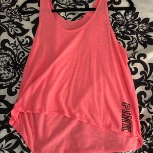 VS PINK CROPPED TANK TOP